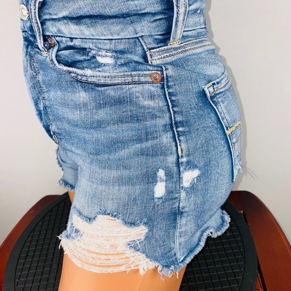 American Eagle Curvy Super Hi Rise Shortie Shorts - Picture 3 of 8